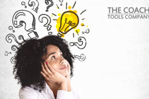 Client pondering what qualities they value in themselves