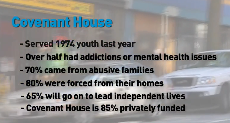 Covenant House Vancouver Stats