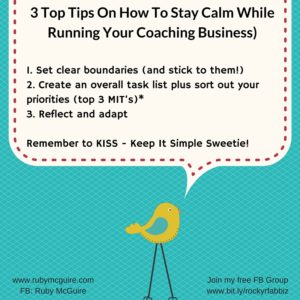 Ruby - Stay Calm While Coaching