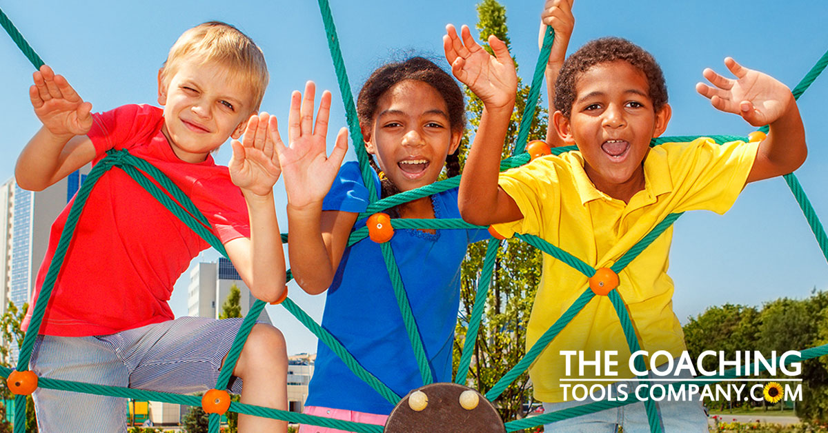Children in Playground for Coaching Metaphors Article