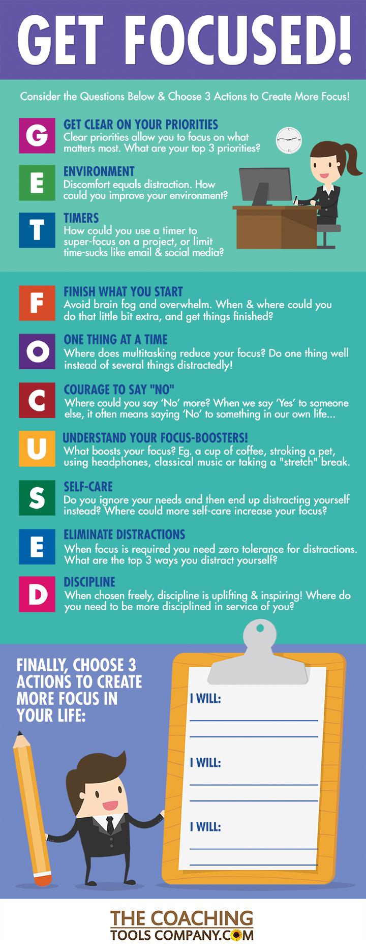 Get Focused Infographic