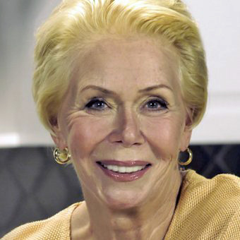 Louise Hay in Yellow Sweater