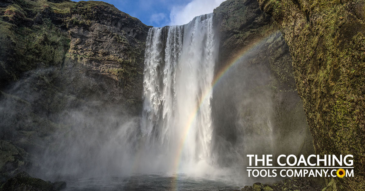 Inspiring Waterfall to Help People Think about How to Read Guided Meditations