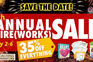 SAVE THE DATE for the 7th Annual Fireworks Sale at The Coaching Tools Company.com