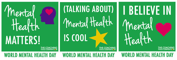 World Mental Health Day - Mental Health Matters Social Media Graphics x3