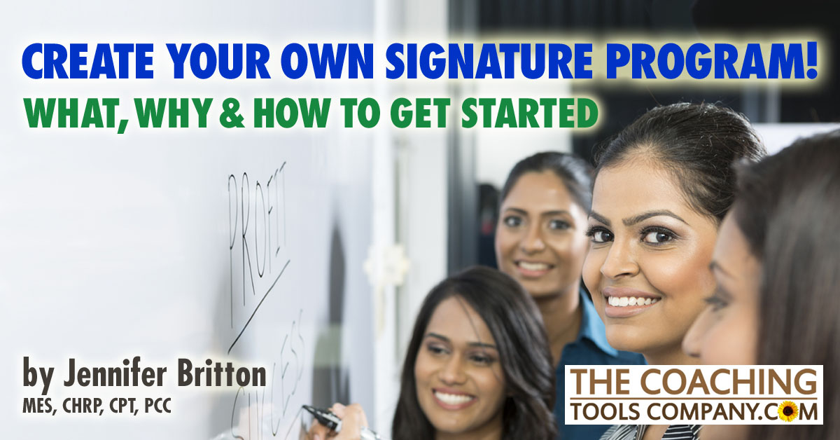 Coach writing on whiteboard to co-create Signature Program with clients