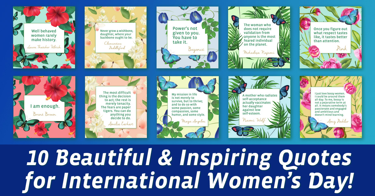 10 Inspiring Quotes for International Women's Day