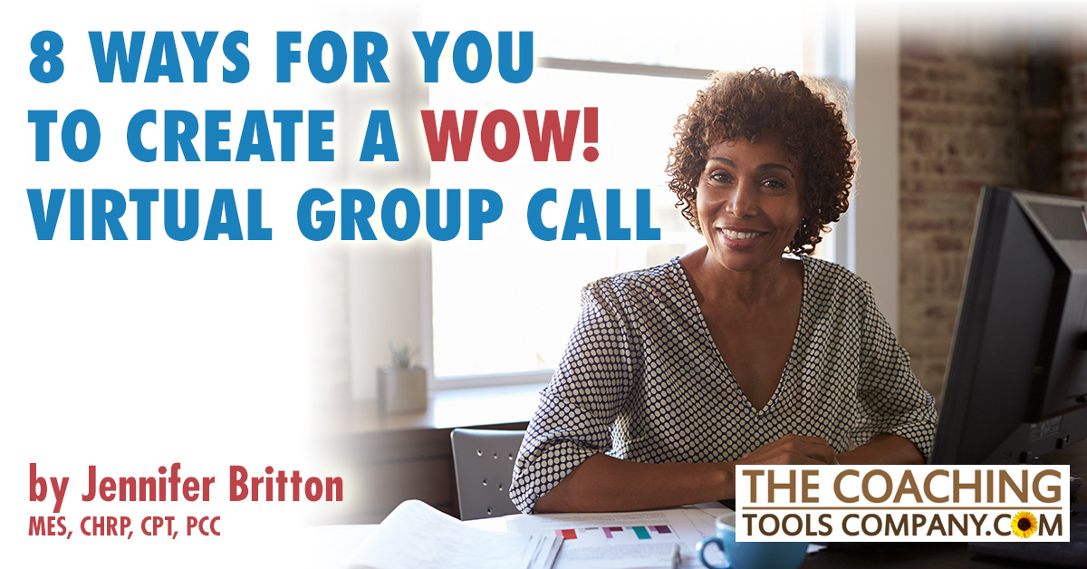 Coach at Computer Creating a Wow Group Call!