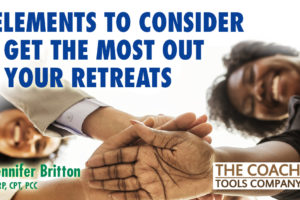 Clients Holding Hands at Coaching Retreat