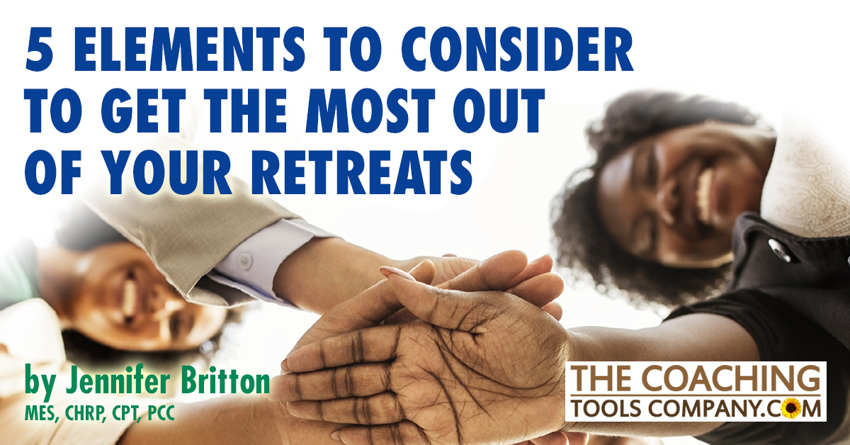Clients Holding Hands at Coaching Retreat