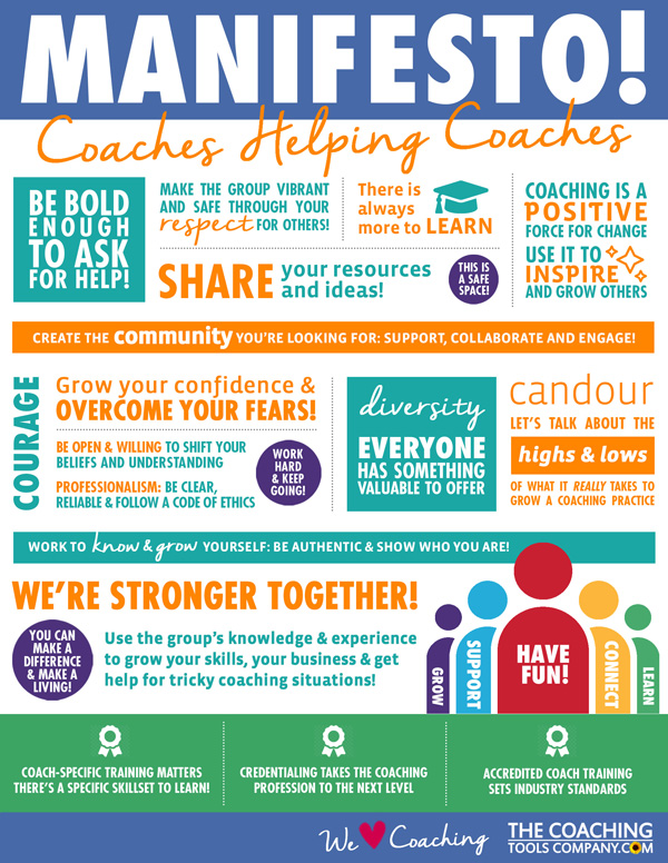 Coaches Helping Coaches Manifesto