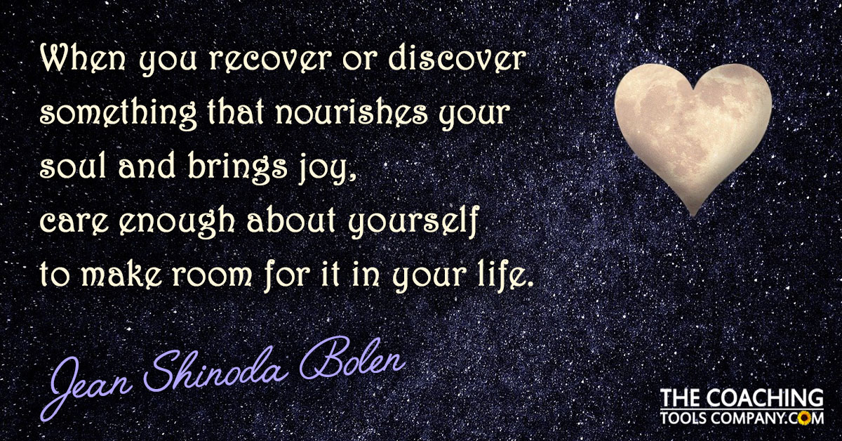Quote Jean Shinoda Bolen - moon against starry sky