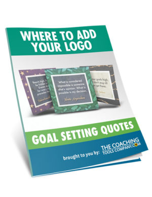 Where to Add Your Logo Guide for Goal Setting Quotes