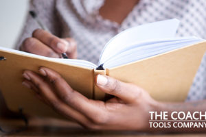 Client journaling for self-care
