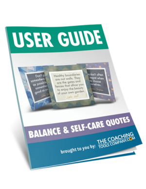 USER GUIDE for Balance & Self-Care Quotes