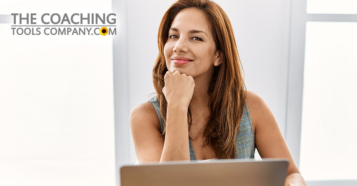 Confident Client with Laptop